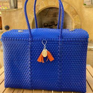 Peli Closed Top Satchel Handbag Handmade Artisan